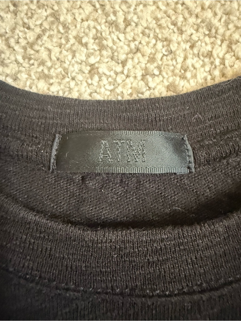 ATM Anthony Thomas Melillo Schoolboy Slub Short Sleeve Crewneck Tee - Picture 3 of 7